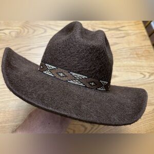 Custom War Bonnet 20x Chocolate Grizzly Cowboy Hat